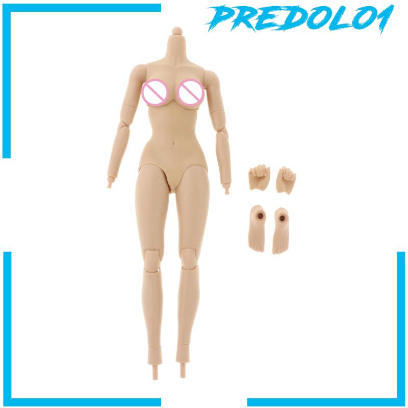 [PREDOLO1]1/6 Female Action Figure 12&quot; Body Seamless Body Doll Model