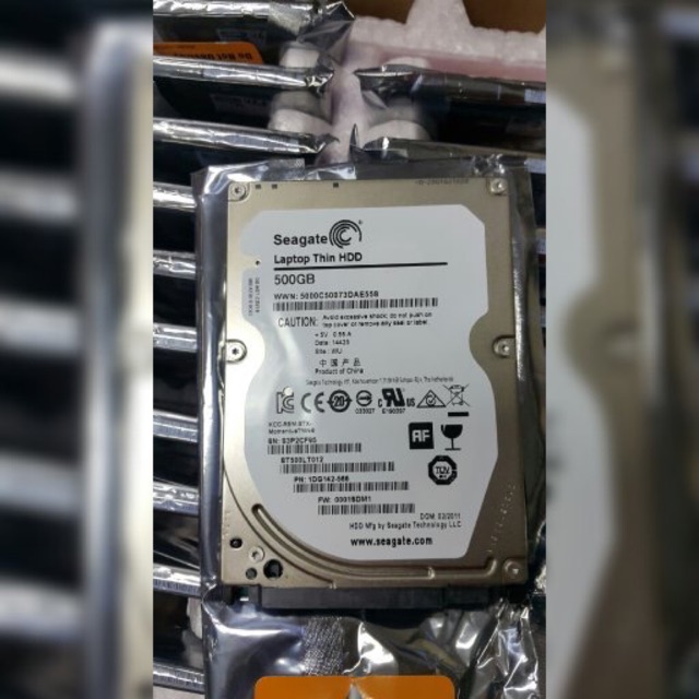 Hdd 500 gb seagate thin 2.5 inch untuk laptop dan ps3