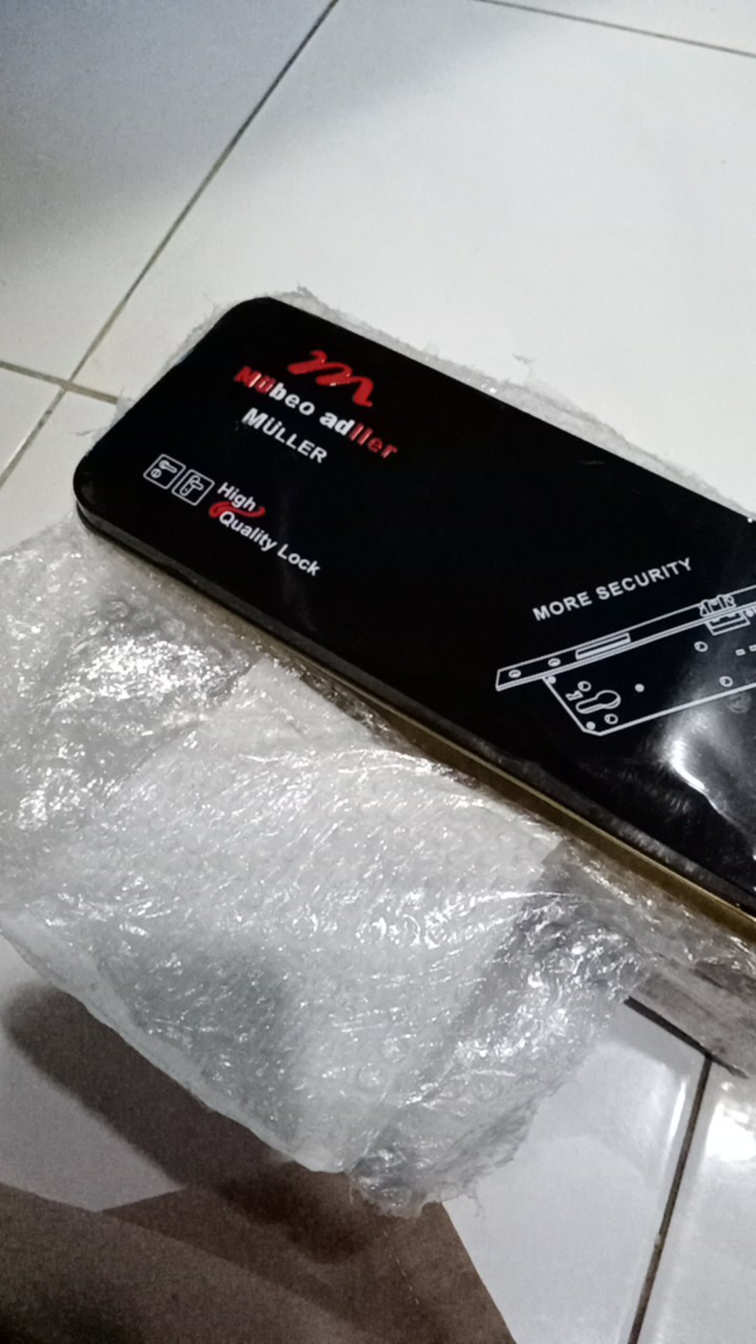 Body Pelor Merek Muller Kunci Pintu Kupu Tarung Pelor Handle Tarikan Gagang Pintu Rumah Stainless