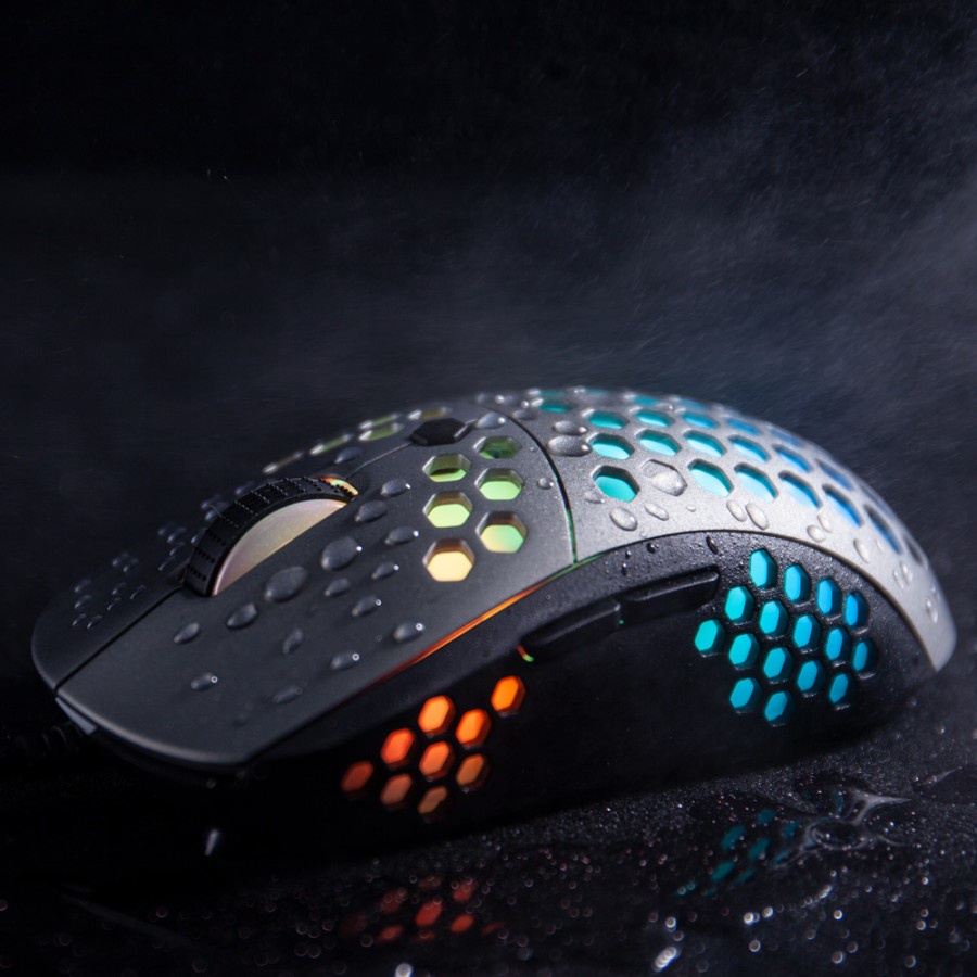 1STPLAYER FIREBASE M6 Honeycomb &amp; RGB Effect - 10000dpi - Gaming Mouse