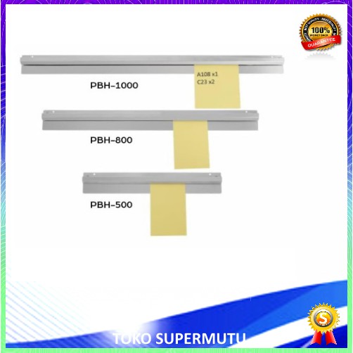 

Bil Holder Penjepit Kertas Tagihan PBH-800 Stainless 80 cm