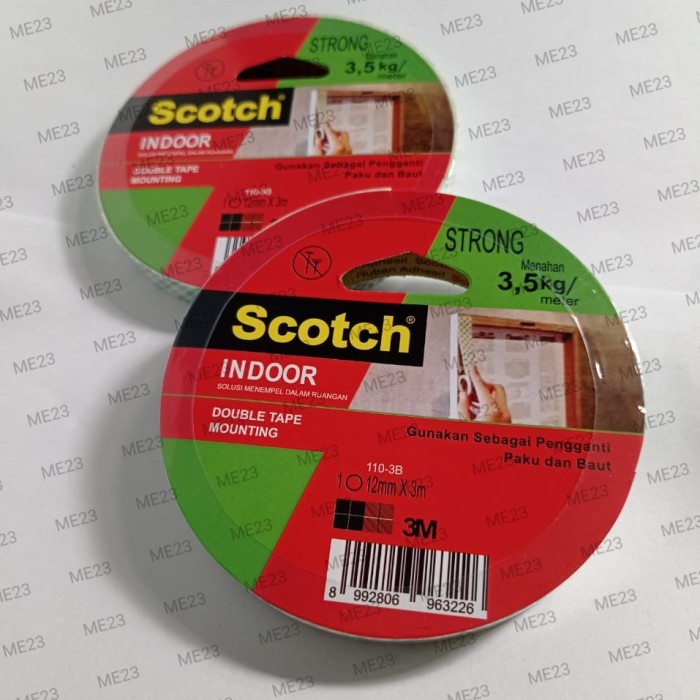 

Menakjubkan Double Tape 3M Mounting 1/2In 3M Murah