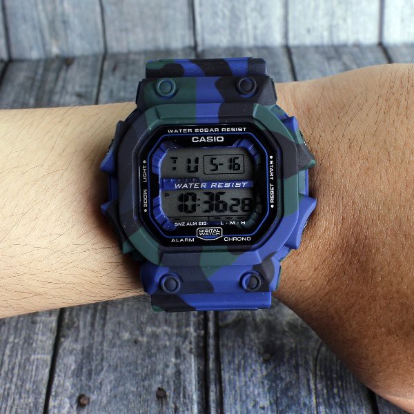 MODEL BARU TERMURAH... G-Shock Casio GX56 Loreng Army Tentara biru Jam tangan pria & anak anak