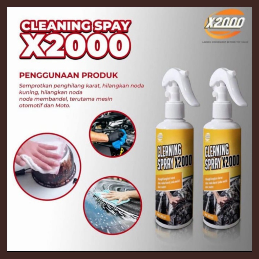pembersih karat serbaguna cleaning spray  x2000
