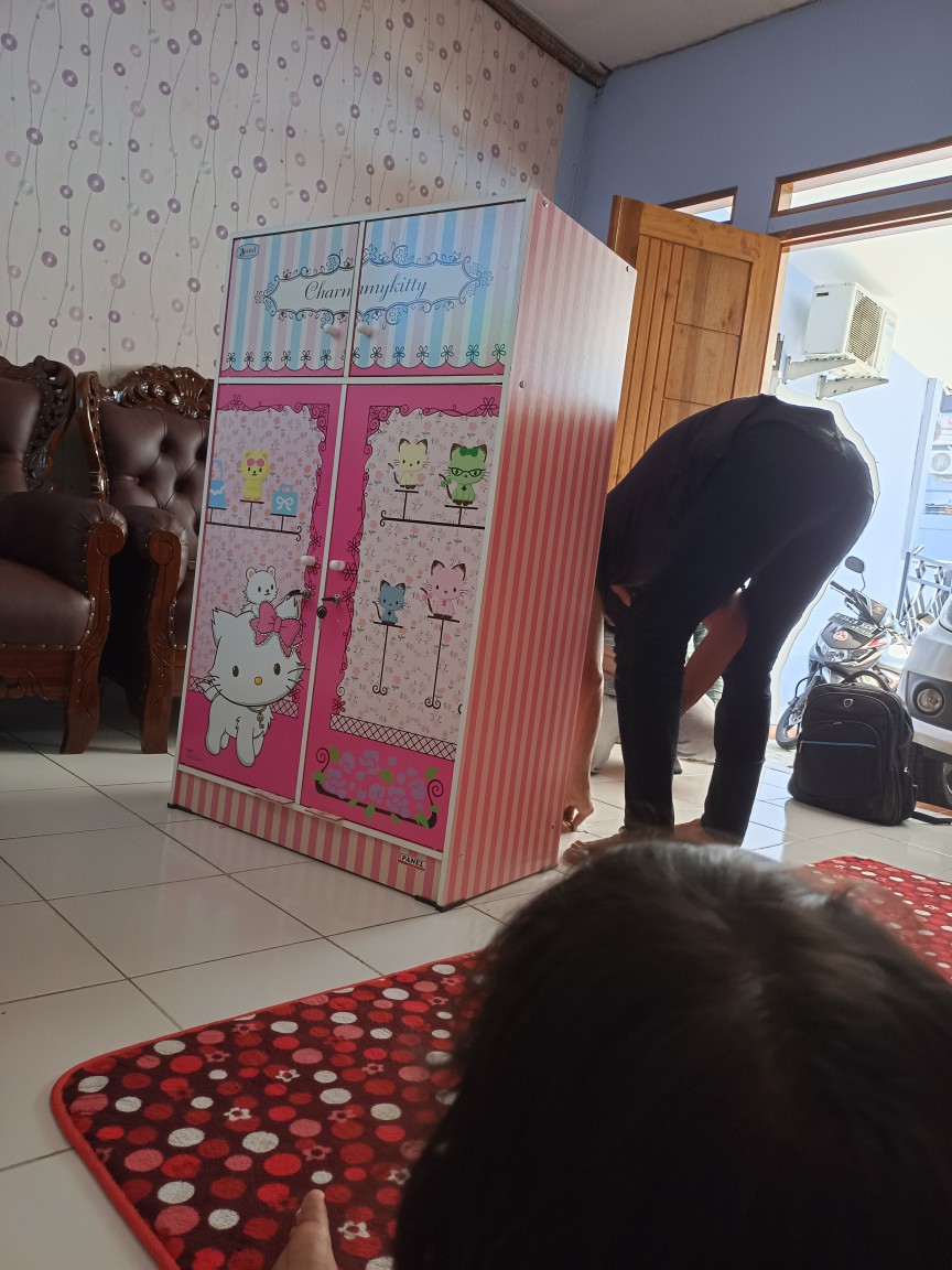 Lemari Pakaian Anak Karakter Charmy Kitty Wd 1311 Cmy