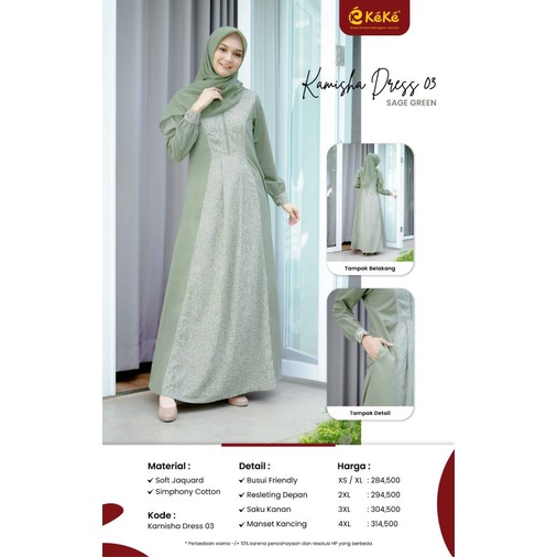Gamis Dewasa Keke ~Kamisha Dress 03~