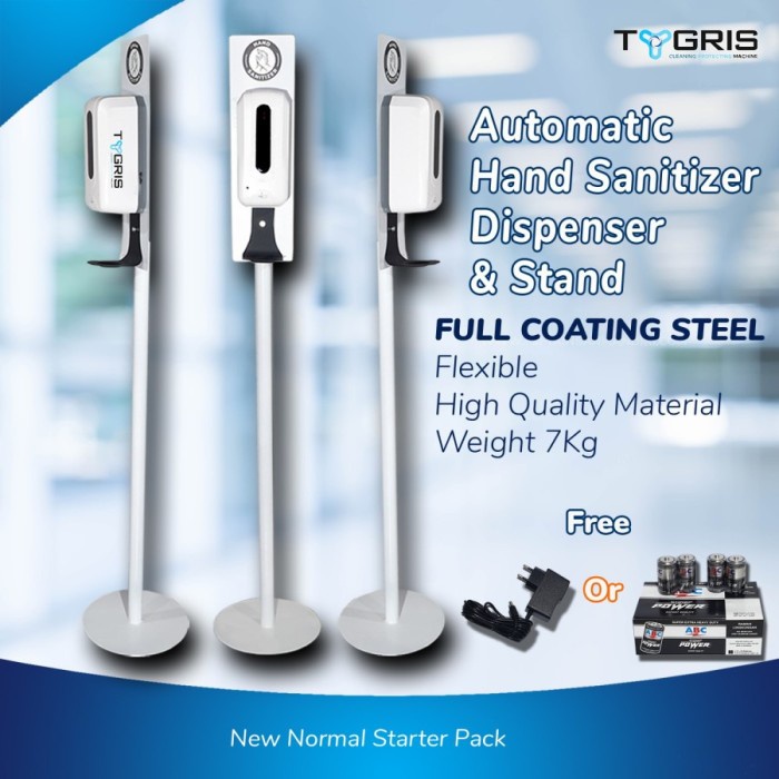 Tygris Hand Sanitizer Automatic Dispenser (1000ml) + Stand + Tray