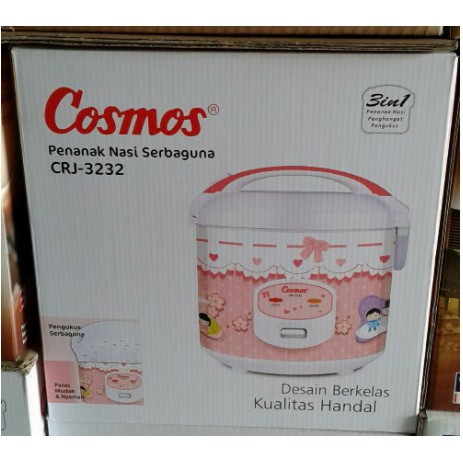 Cosmos Rice Cooker Magicom 2L 3in1 CRJ-3232 Anti Lengket