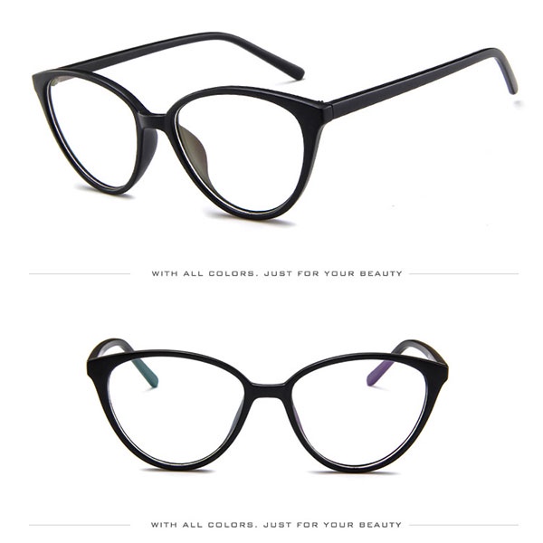 Kacamata Anti Radiasi Cat Eye / Kacamata Wanita Import Korean Style / Fashion Cat Eye Eyeglasses / TV-4