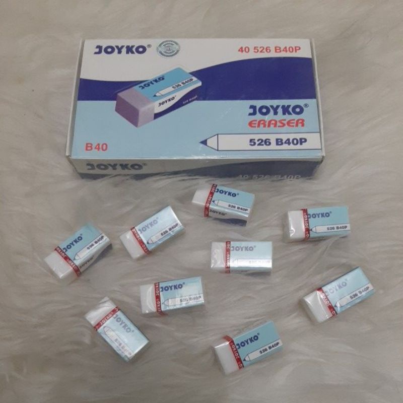 

Penghapus Joyko Eraser Putih 526 B40P