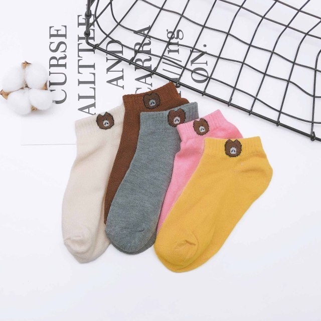 [1KG = 60PCS]  Kaos Kaki Fashion Unisex Wanita Pria Murah Kaus Motif Semata Kaoskaki Ankle Socks Pendek [SS]