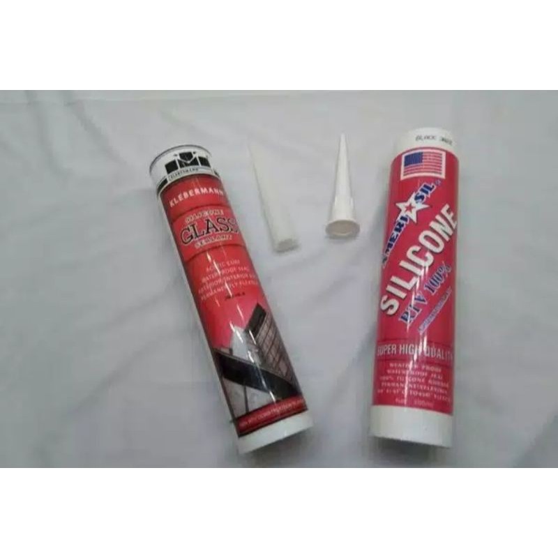 

lem autosealer tabung Kleberman/amerisil hitam & clear