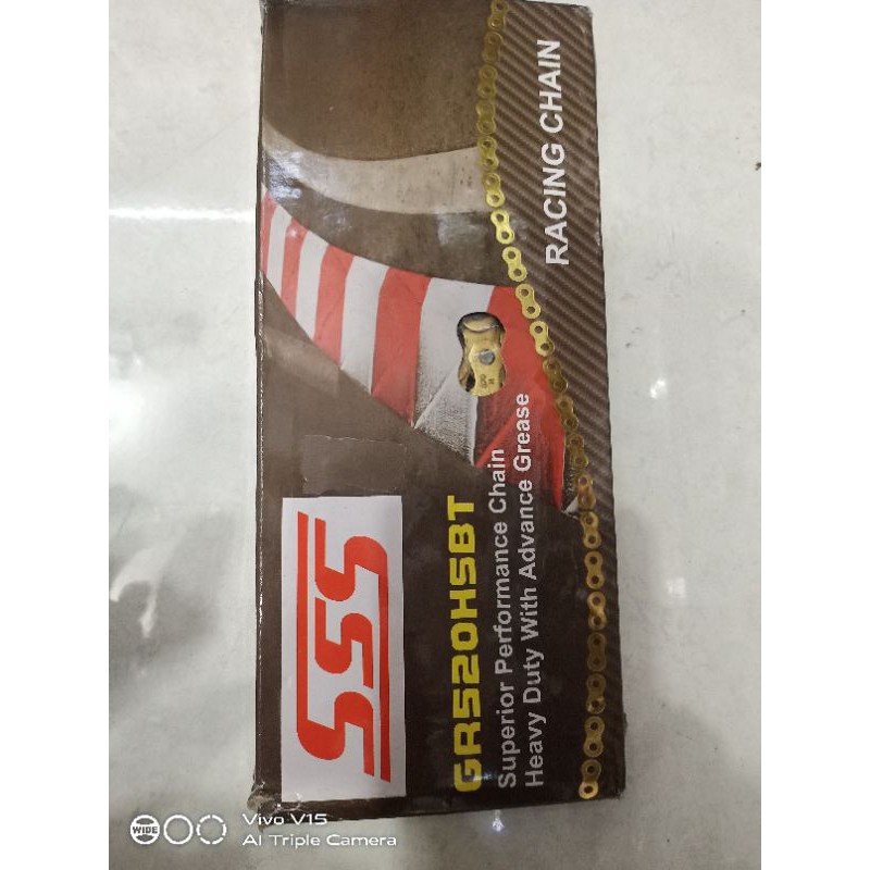 SSS RK RANTAI 520 KAWASAKI NINJA250 YAMAHA R25 KTM250 KLX250 CROSS SPESIAL ENGINE  CHAIN SPROCKET