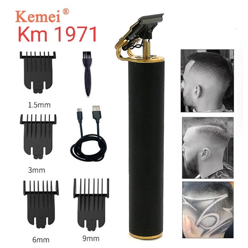 COD CUKURAN RAMBUNT KEMEI KM-1971//ALAT CUKUR HAIR PROFESSIONAL CLIPPER CHARGER KM-1971