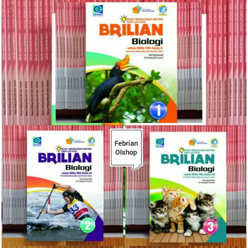 BUKU BRILIAN BIOLOGI SMA/MA KELAS 10,11,12 REVISI K13N GRAFINDO