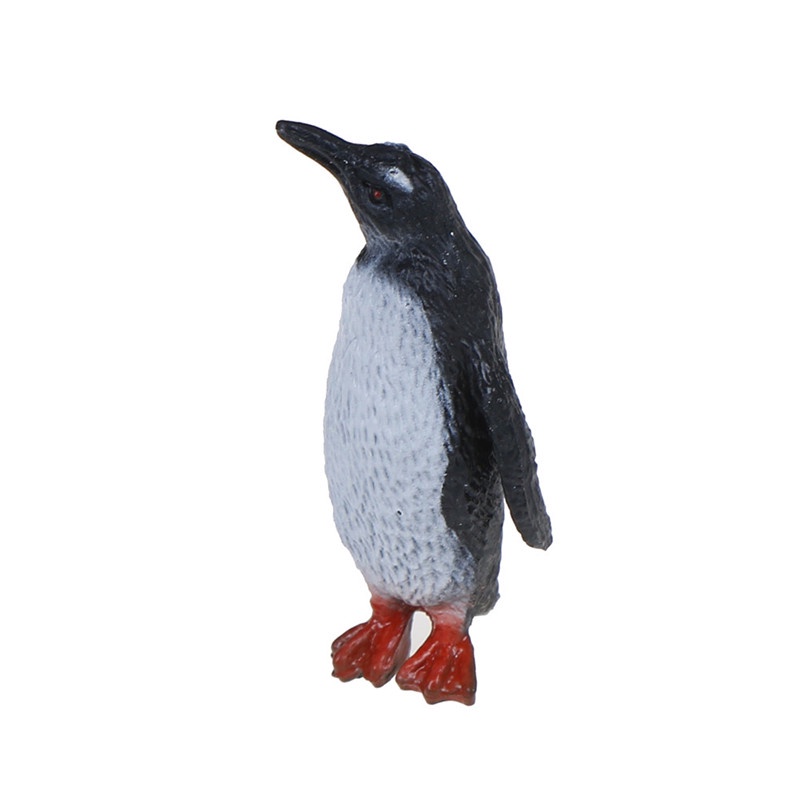 8pcs / set Action Figure Penguin Laut Kecil Bahan Plastik