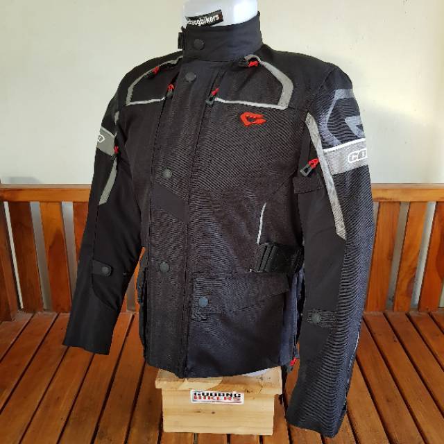 Jaket contin osiris black for touring adventure motor bikers