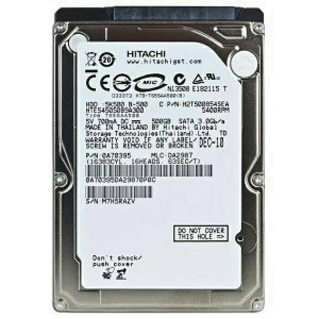 Hardisk (hdd) internal laptop 320gb hitachi 2.5" original