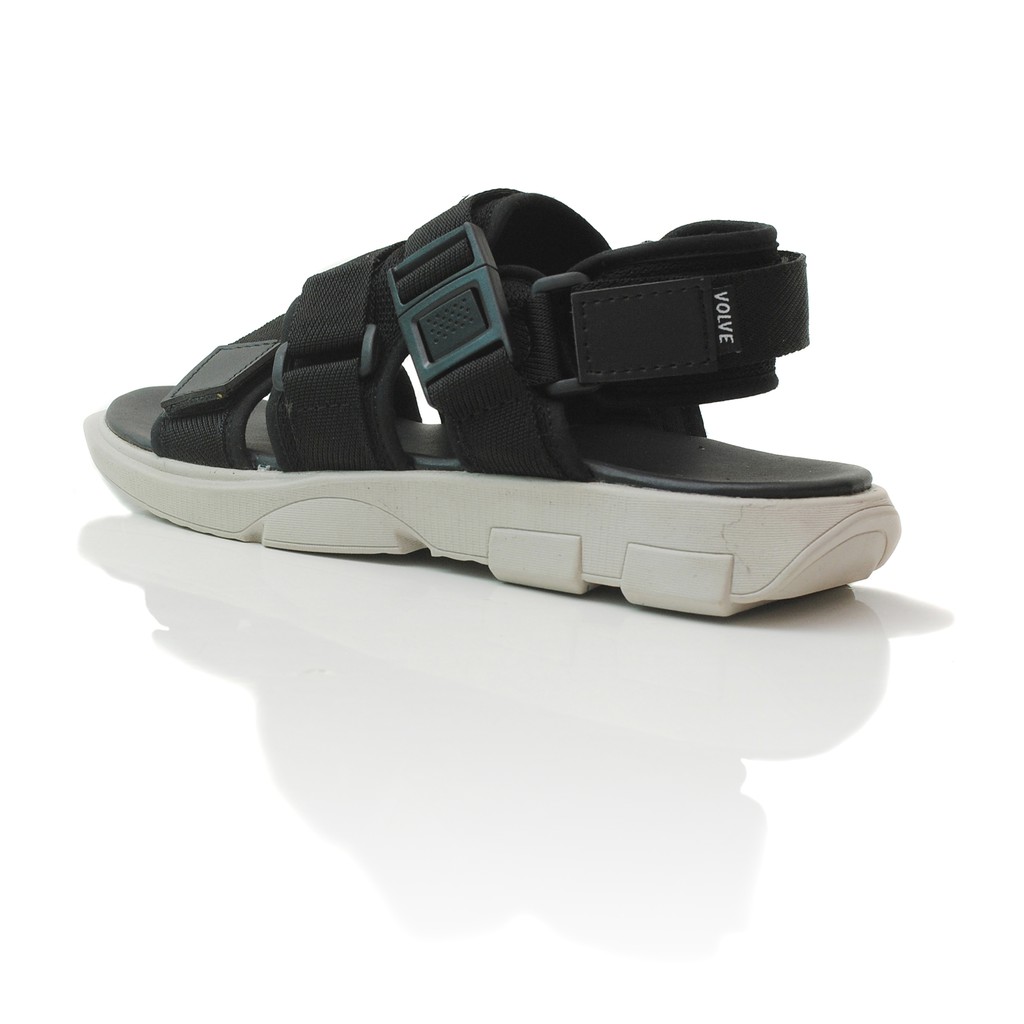 Spica Full Black | Sandal Gunung Original Kulit Santai Kasual Pria Lokal Sendal Footwear | FORIND x Volve