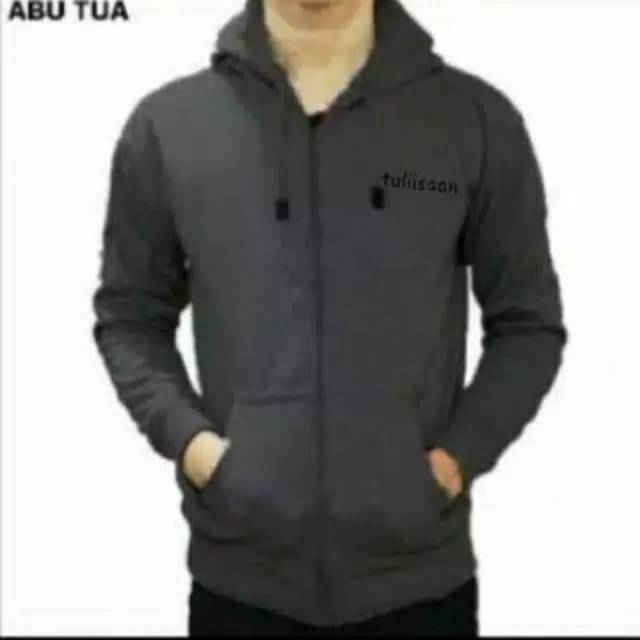 JAKET POLOS HOODIE JUMBO L-XXXL