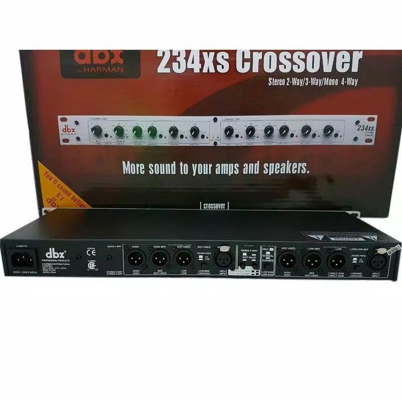CROSSOVER AUDIO DBX 234XS ORIGINAL ASLI