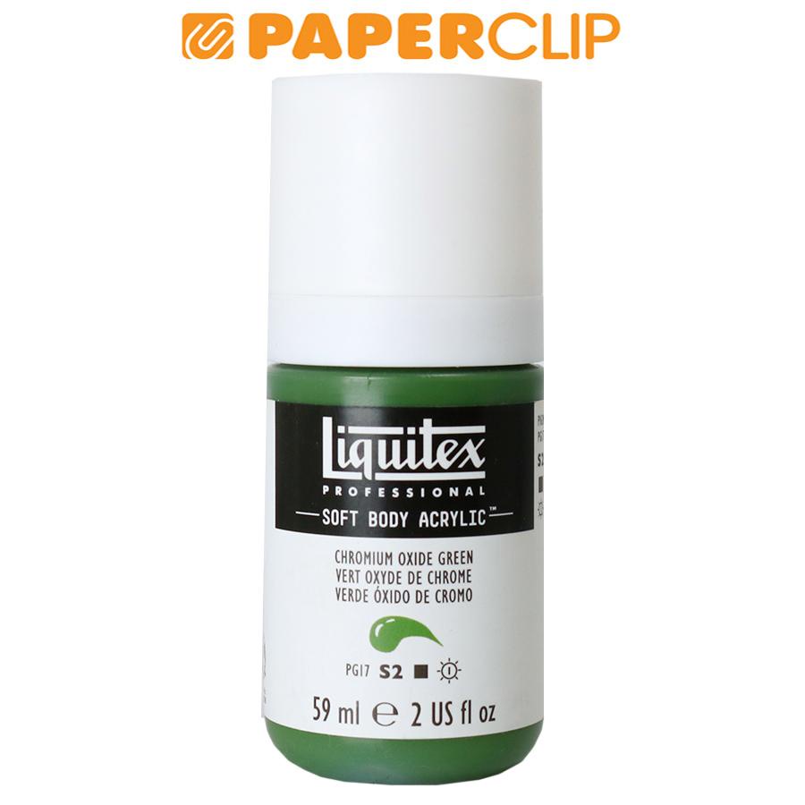 

ACRYLIC SOFT BODY LIQUITEX 59ML S2 1959166LQ CHROMIUM OXIDE GREEN