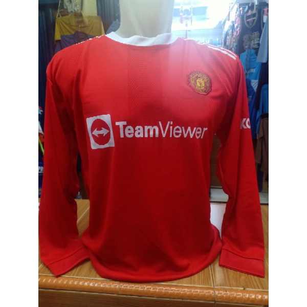BAJU BOLA LENGAN PANJANG MU HOME TERBARU