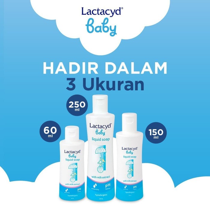 Lactacyd Baby Liquid Soap Cleansing &amp; Moisturizing - Sabun Mandi Bayi