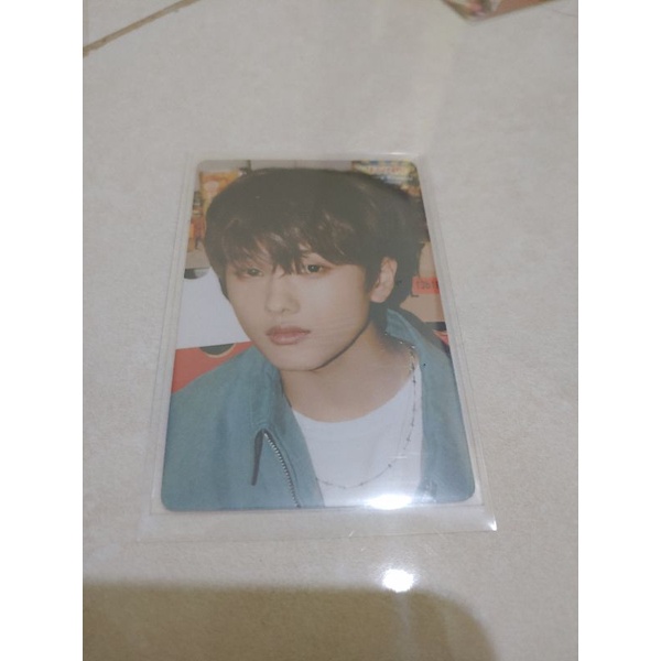 Photocard  PC Jisung Fabric Poster Hot Sauce