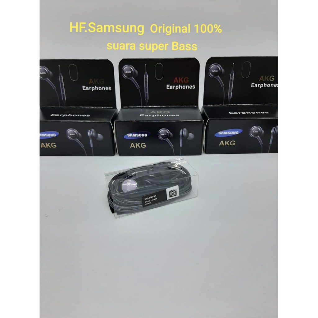 HEADSET - HANDSFREE - EARPHONE SAMSUNG AKG ORIGINAL 100 PERSEN SUPER BASS