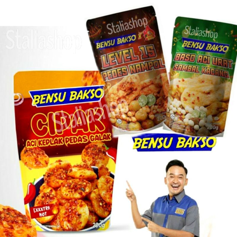 Bensu Bakso Pedas Nampol Gorilla Baso Aci Sami Raos Baso Urat Djuara Teh Shanty Boci Seblak Cikemam Baso Aci Mukbang