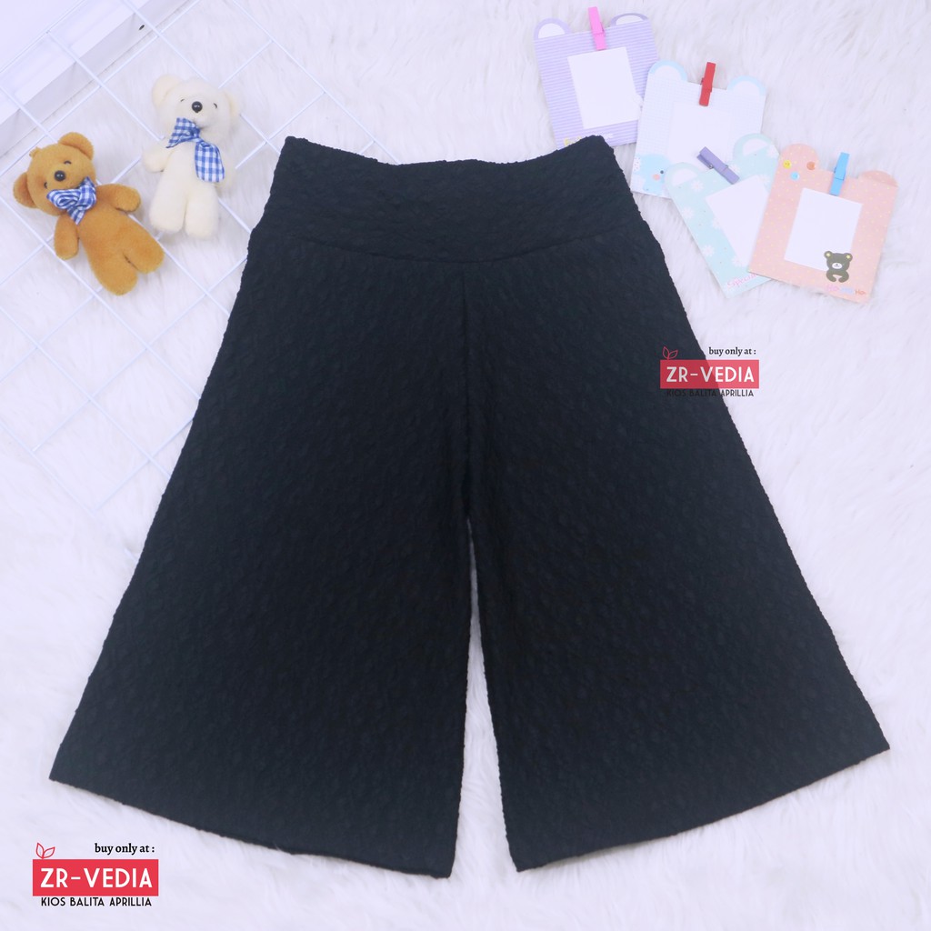 Kulot Polos Uk. 7-8 Tahun / Celana 3per4 Anak Perempuan Skirt Pendek Pants Kulot Bawahan Polos Murah