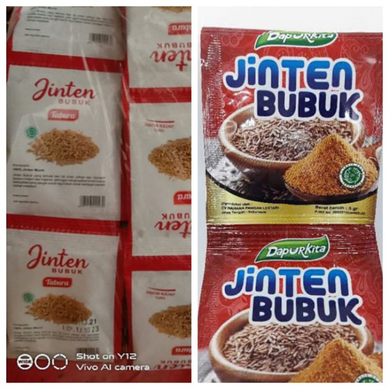 

Jinten Bubuk Tabura / Jinten Bubuk Dapur kita / 1 Renteng 12 Sachet