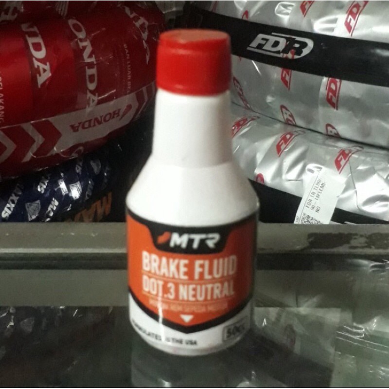 Minyak Rem dot 3 50cc Warna Merah Merk MTR