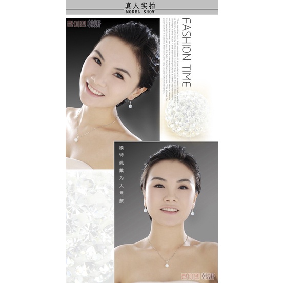 Anting Kristal Berlian Imitasi Shambhala Bahan Silver Plated 925 Untuk Aksesoris