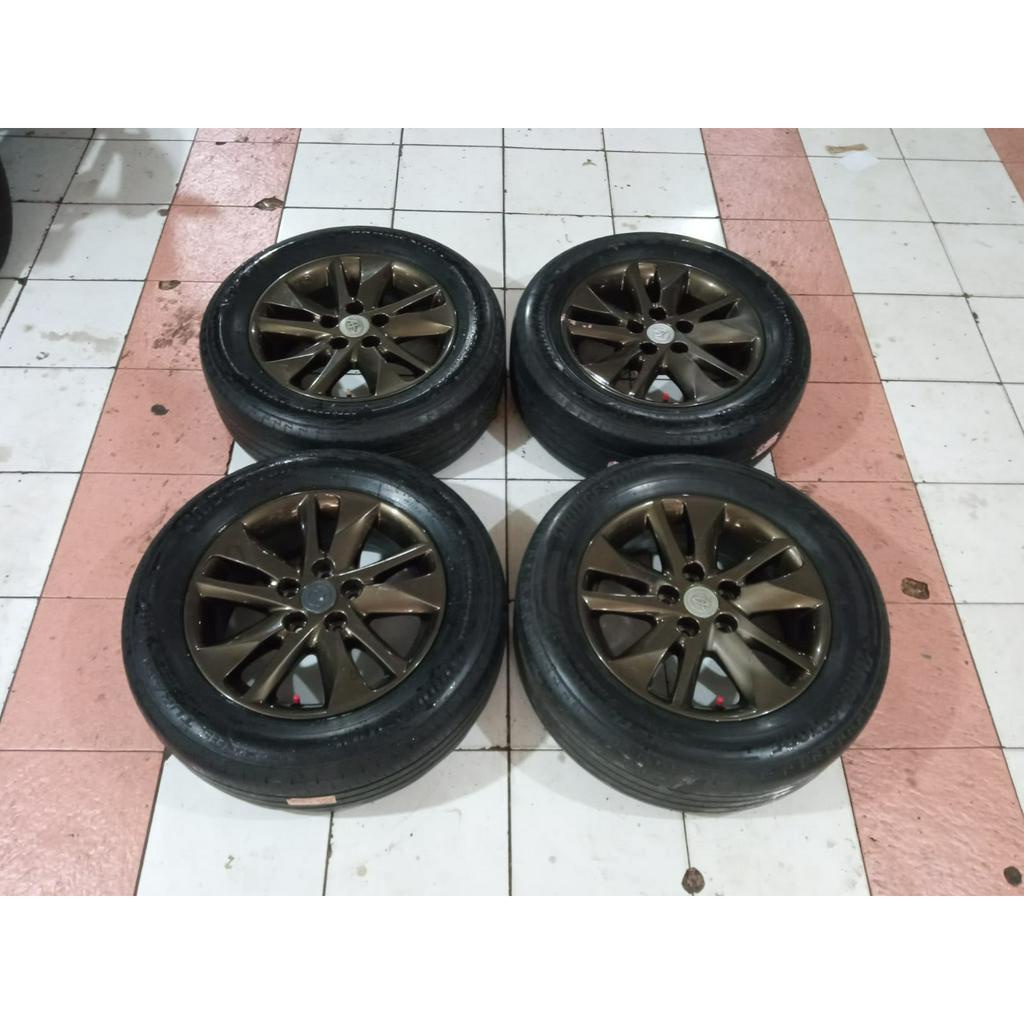 velg bekas copotan ori mobil innova reborn ring 16 pcd 5x114,3 + ban