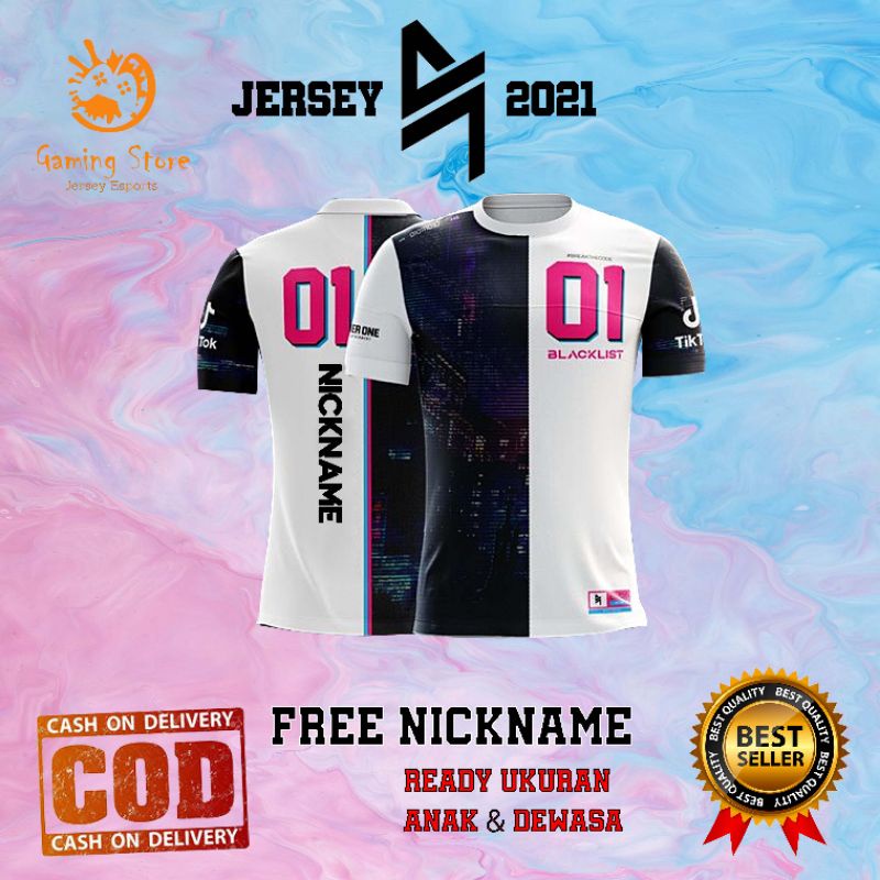 Jersey Kaos Baju Blacklist Internasional 2021 Mobile Legend Filipina