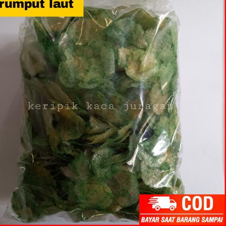 

F9K ♣ keripik kaca 1kg pedas daun jeruk grosir kripik kaca kripca kirca COD ♪ Ready Stock ♪ヽ(