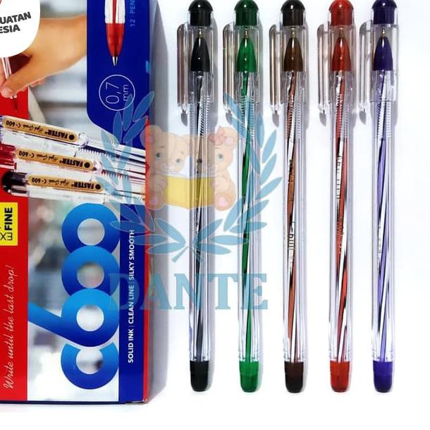 

➵ Pulpen Faster C600 ( per Lusin ) - Hitam ✱