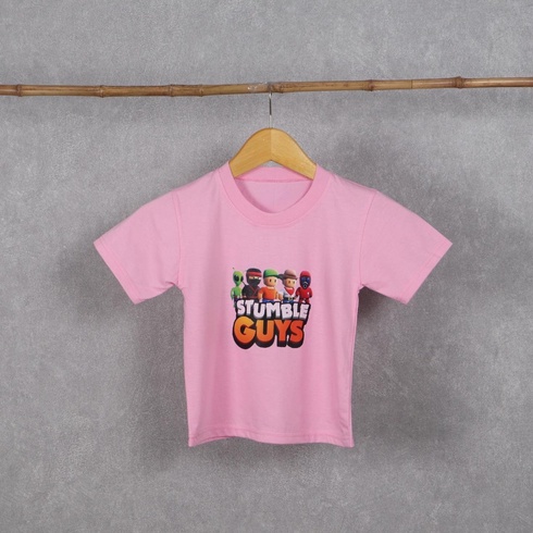 Jeco fashion tshirt anak Stumble Guys (print)