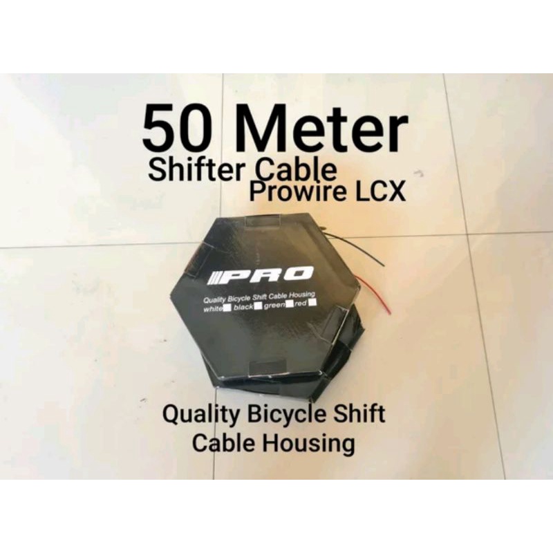 Termurah 50 Meter Cable Housing 50m Shifter Prowire Lcx Kabel Operan Outer Sepeda