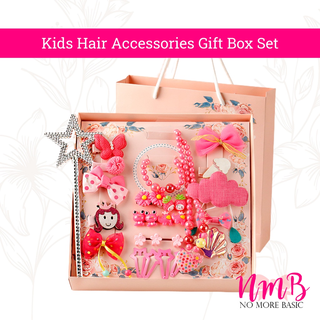 Jepitan Rambut Anak Set Box Kids Hair Accessories Gift Box Set