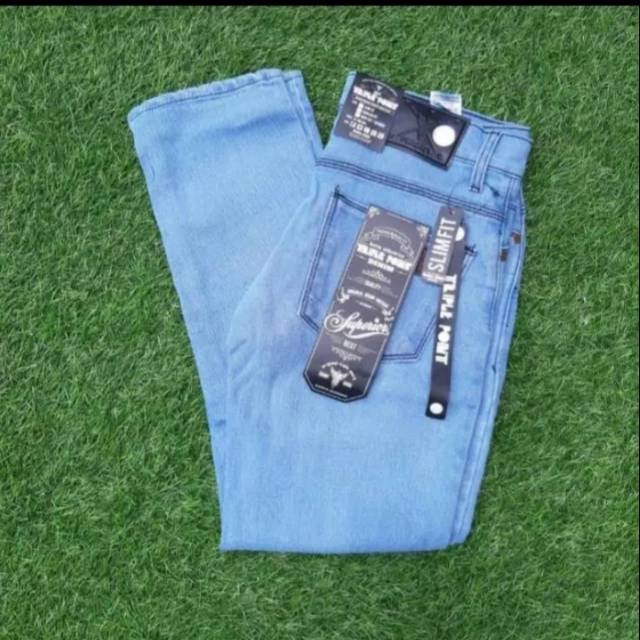 Jeans slimfit triple poin/,jeans pria,jeans original/celana triple point/JEANS ORIGINAL