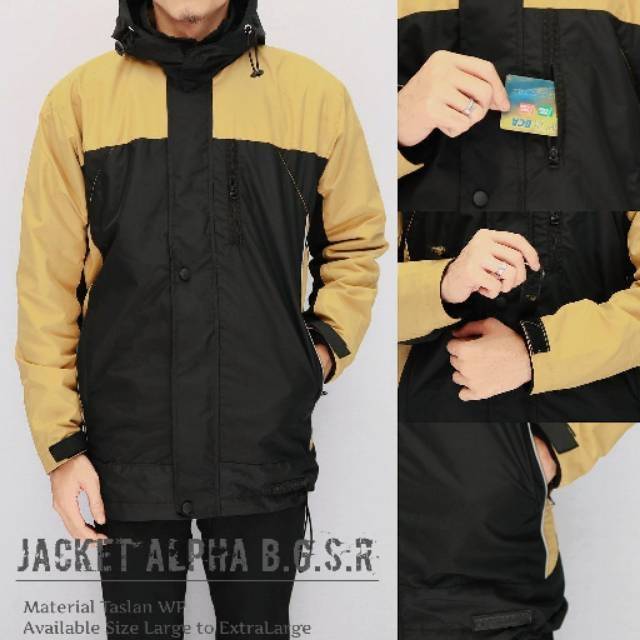 JAKET / JAKET ALPHA / JAKET PARASUT PRIA / KAKET ANTI AIR PRIA / JAKET ALPHA PTIA / JAKET ANTI AIR