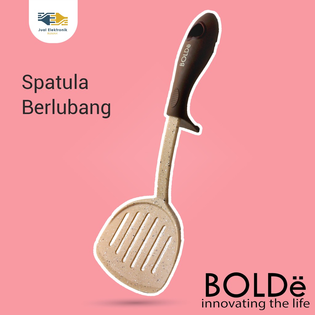 BOLDe Super Utensil Slotted Turner  Peralatan Masak Spatula Sendok Terbaik