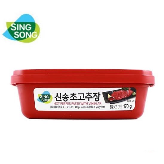 Sing Song Korean Sauce Cho Gochujang 170 gram | Hot Pepper Paste With Vinegar