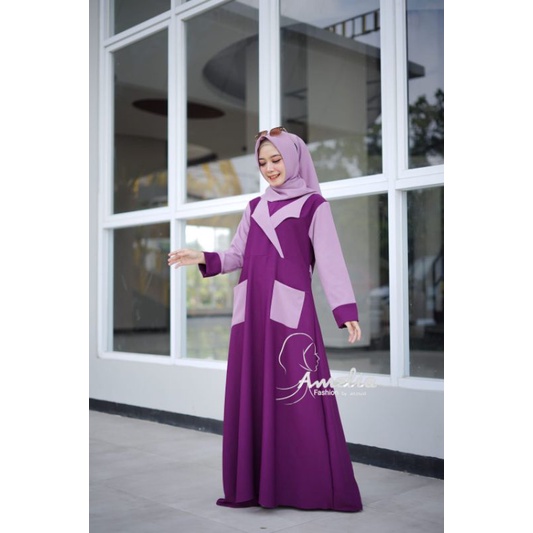 Gamis Ity Crepe ORI ,gamis Ity Crepe premium