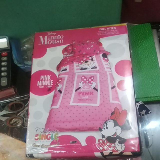 Sprei California Pink Minnie 120x200