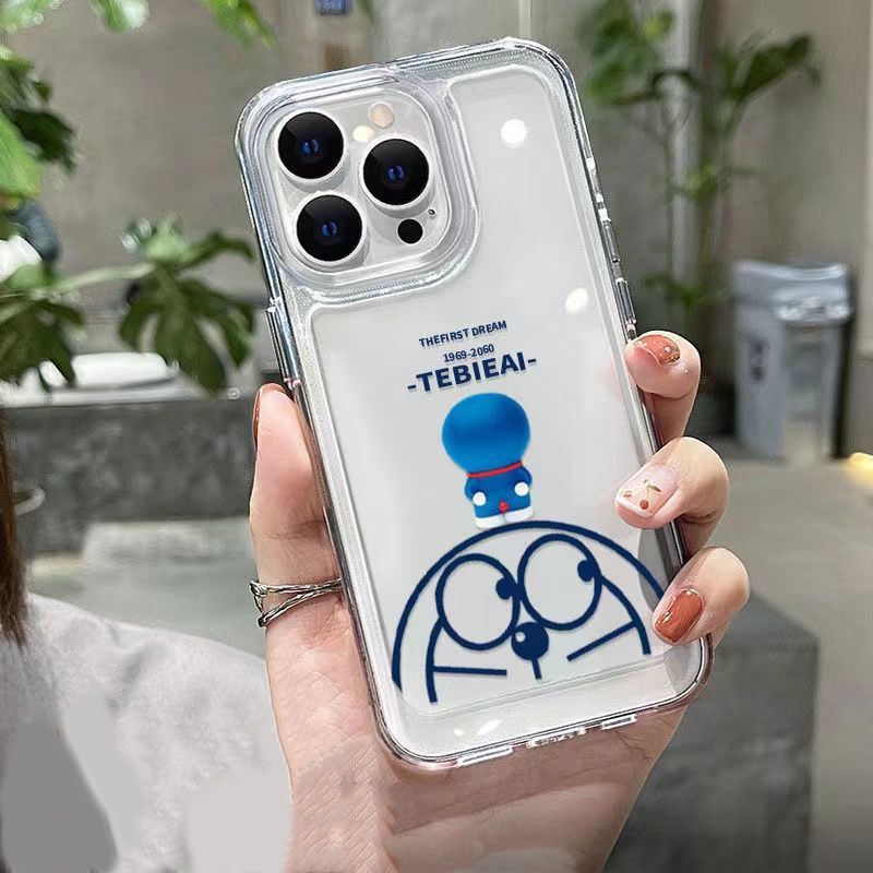 Soft Case Silikon TPU Transparan Shockproof Untuk iPhone 14 13 12 11 Pro X XR XS Max SE 2020 6 6S 7 8 Plus