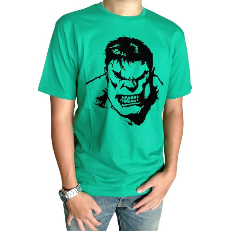 Baju Kaos Dewasa SUPERHERO HULK F - Baju Pria Wanita Premium REEDSHARK - Kaos Distro Hobi Keren